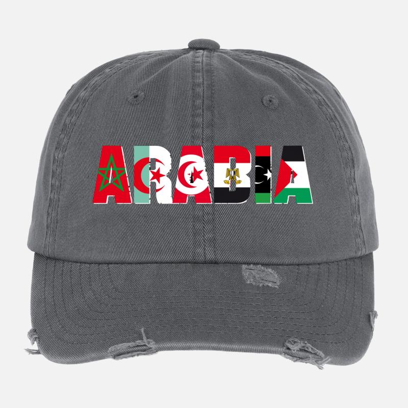 allah arabisch freiheit Flexfit Vintage Destroyed Cap