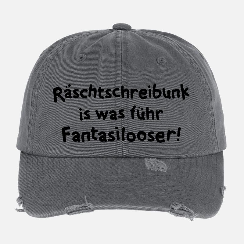 Orthographe Casquette vintage effet usé Flexfit