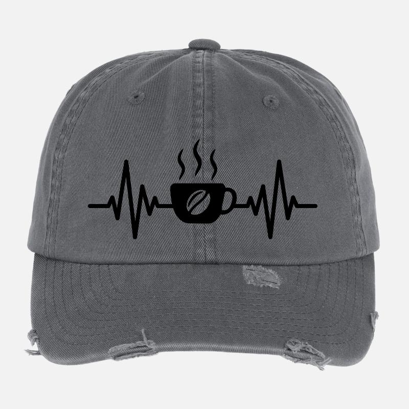 Koffein Kick Flexfit Vintage Destroyed Cap
