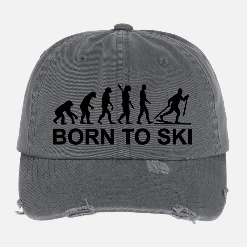 Evolution Skilanglauf Flexfit Vintage Destroyed Cap