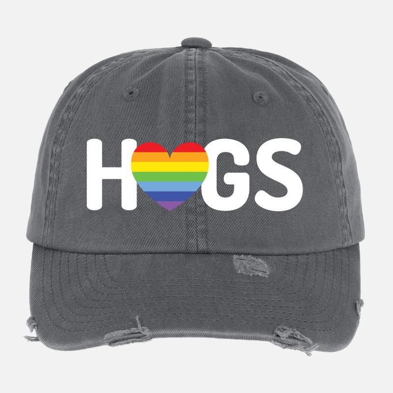 Câlins LGBT Casquette vintage effet usé Flexfit