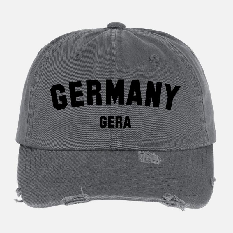 GERA Casquette vintage effet usé Flexfit