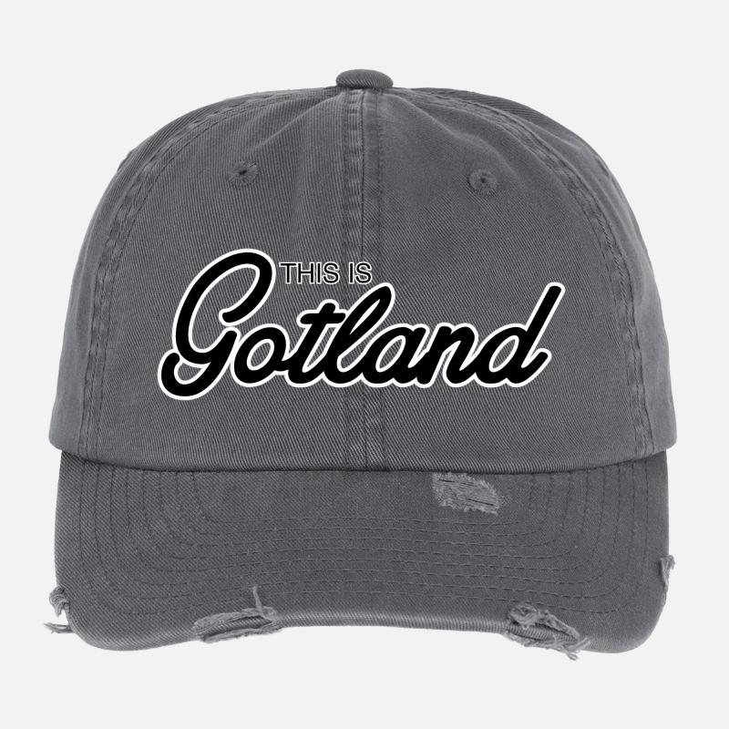 Das ist Gotland Flexfit Vintage Destroyed Cap