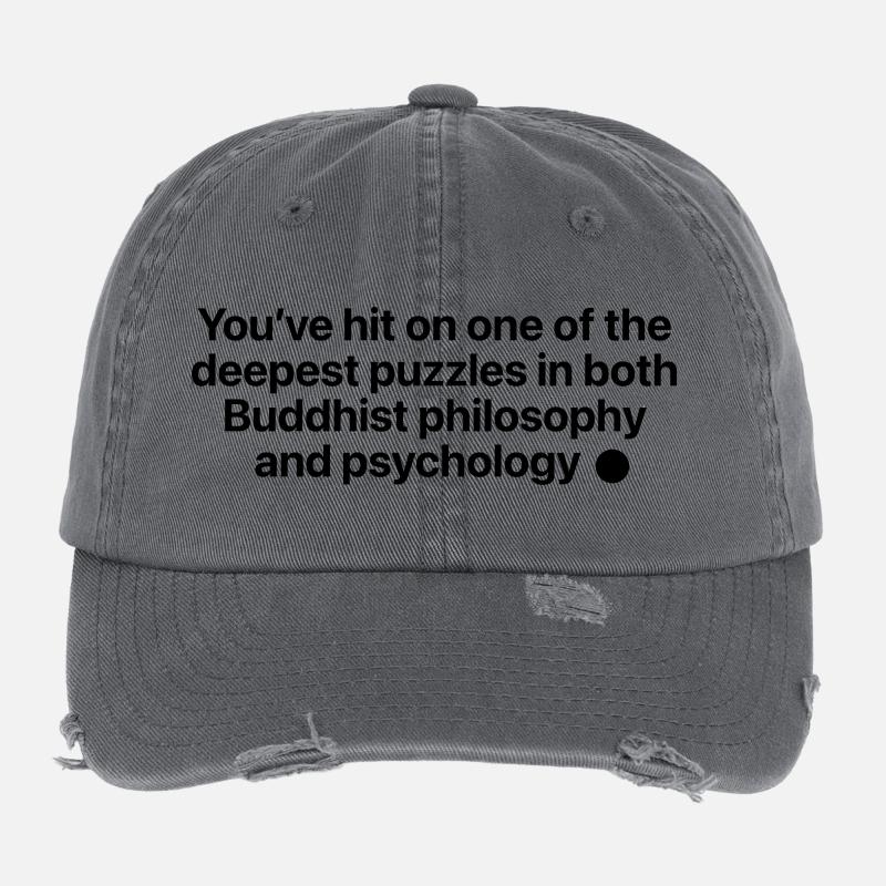 You've hit on one of the deepest problems Flexfit Vintage Destroyed Cap