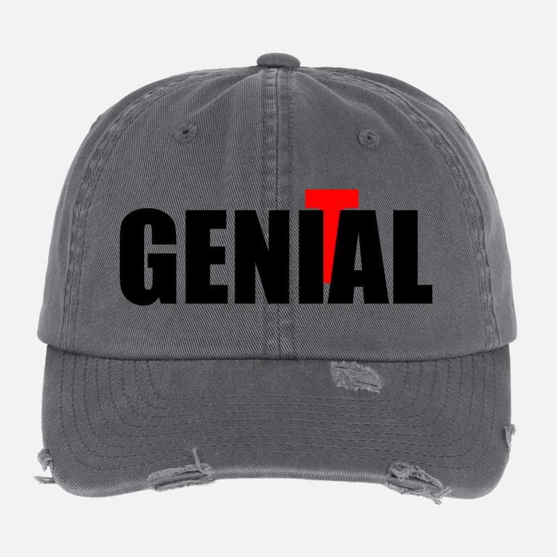 Génitaux génitaux Casquette vintage effet usé Flexfit