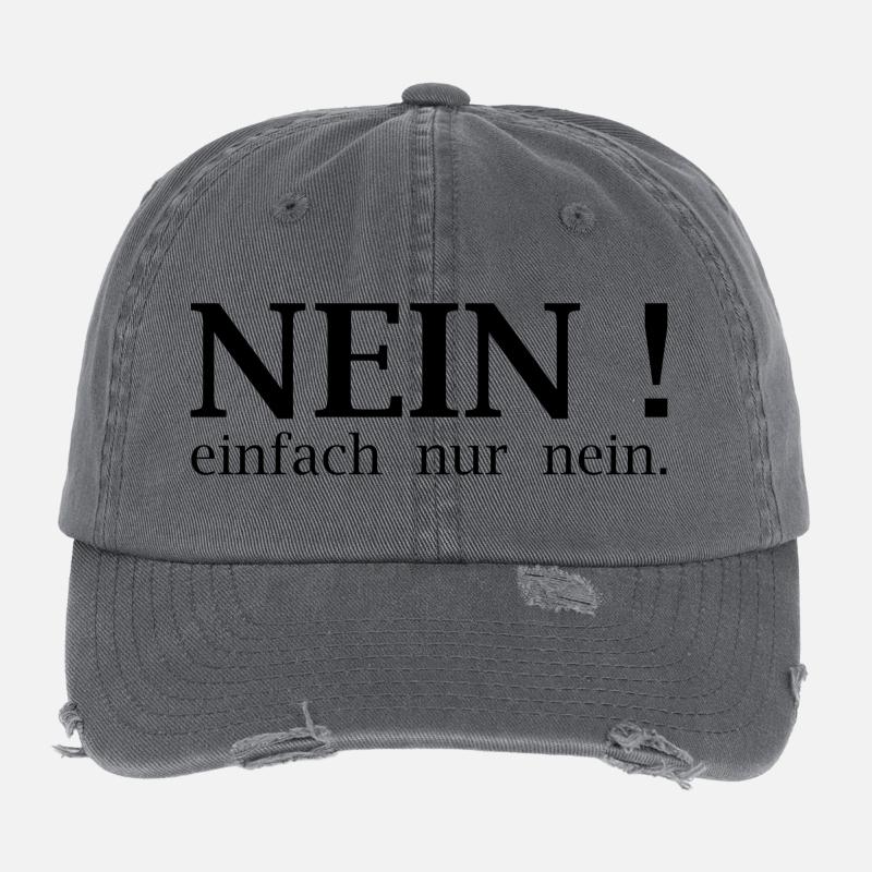 Non! Juste non. Casquette vintage effet usé Flexfit