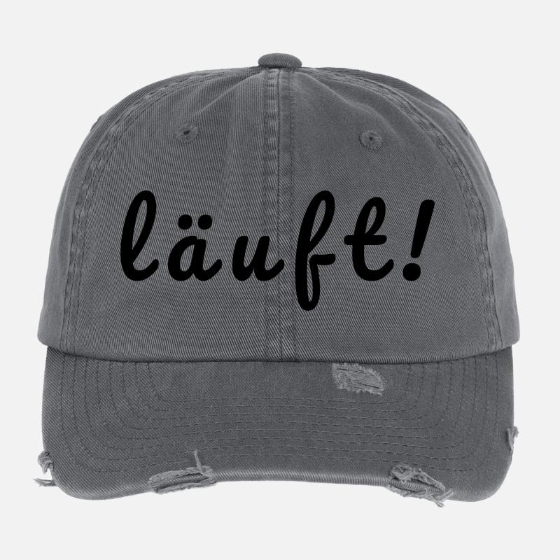 läuft! Flexfit Vintage Destroyed Cap