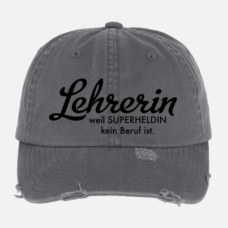 Lehrerin Flexfit Vintage Destroyed Cap