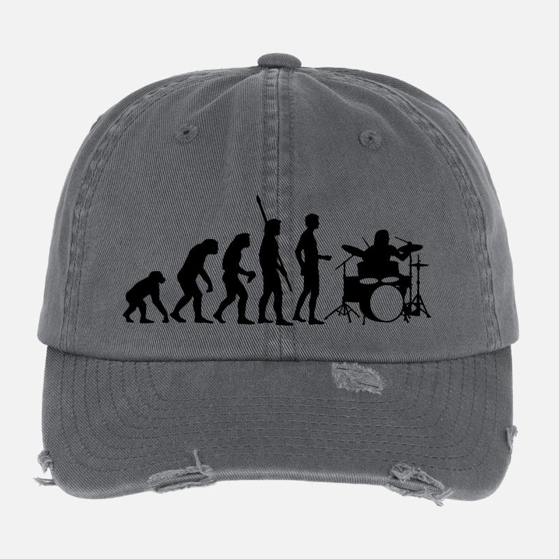 evolution_drummer_b_1c Casquette vintage effet usé Flexfit