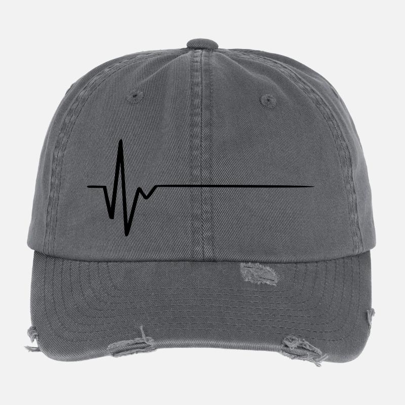 pulsation design Casquette vintage effet usé Flexfit