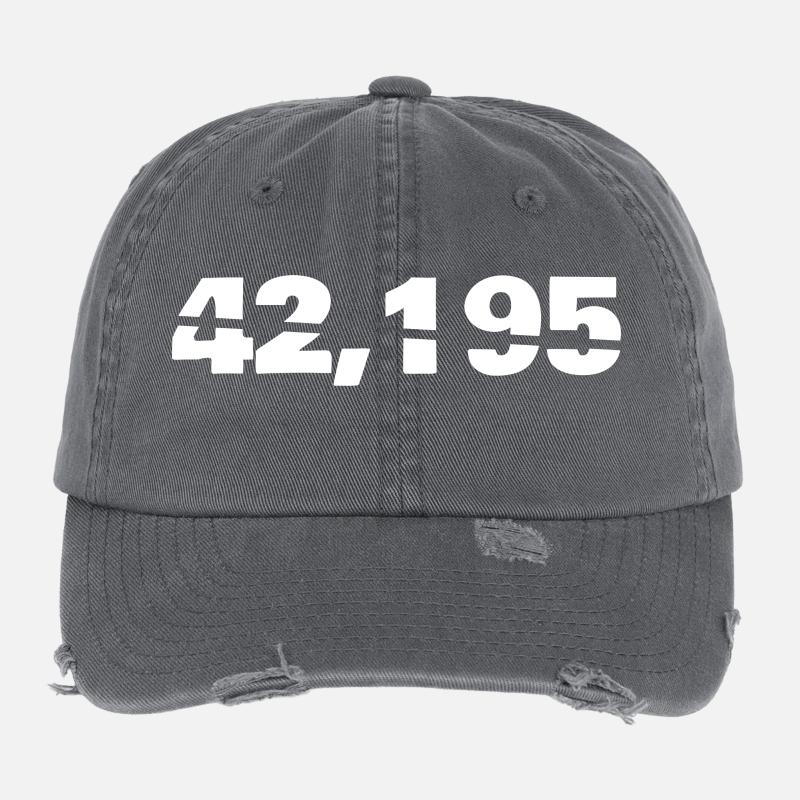 Marathon - 42,195 Flexfit Vintage Destroyed Cap