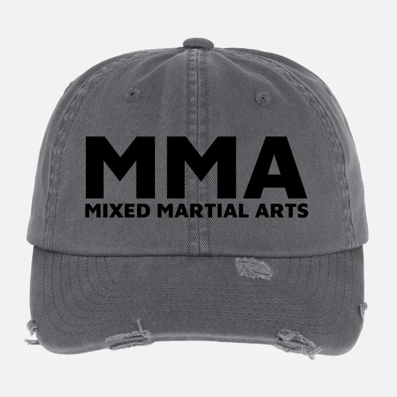 MMA Flexfit Vintage Destroyed Cap