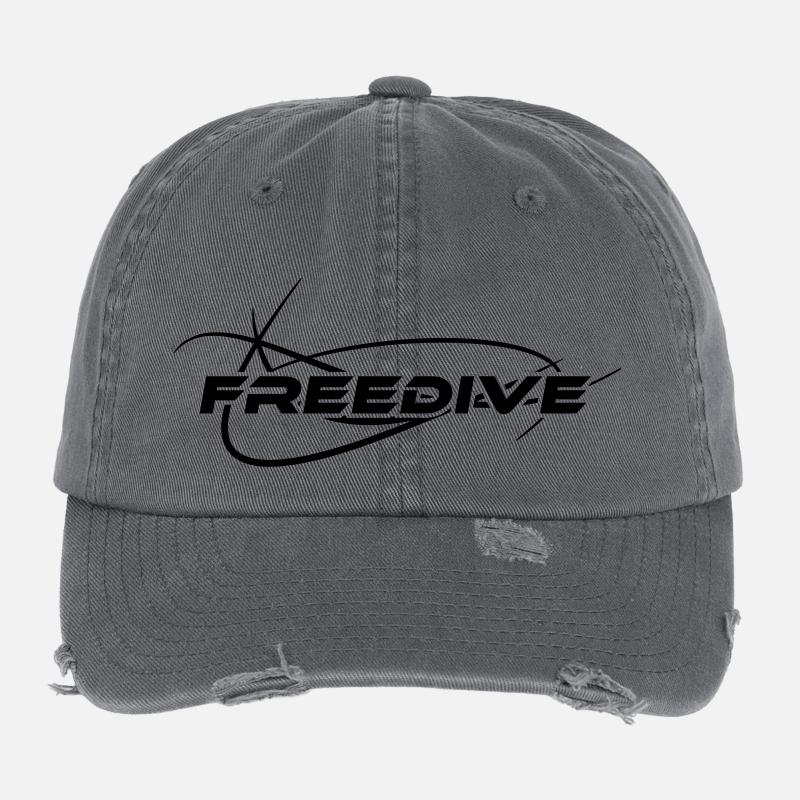 Freedive Flexfit Vintage Destroyed Cap