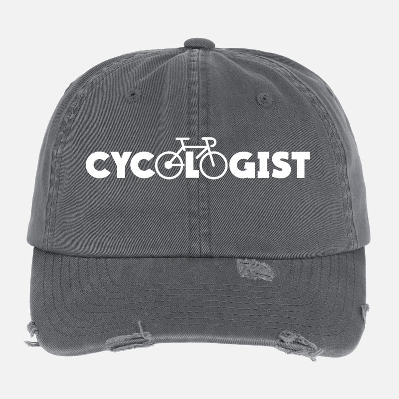 CYCOLOGIST Casquette vintage effet usé Flexfit