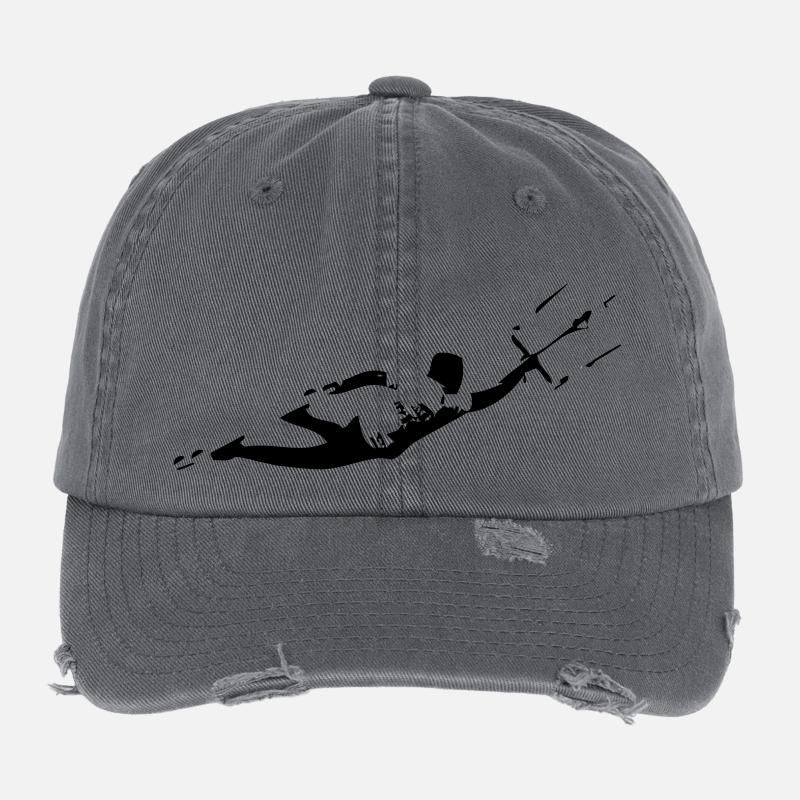 Unhooked Kitesurfing Flexfit Vintage Destroyed Cap