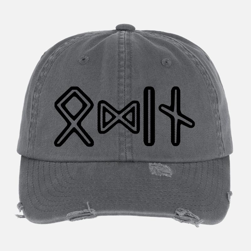 Wikinger Odin Flexfit Vintage Destroyed Cap