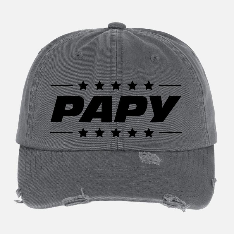 Papy Casquette vintage effet usé Flexfit