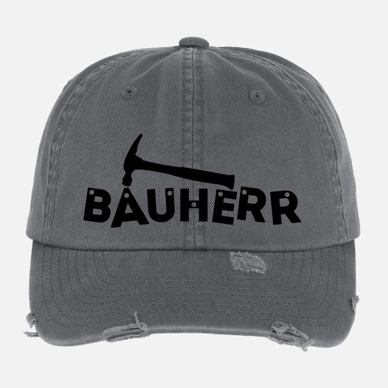 BAUHERR Flexfit Vintage Destroyed Cap