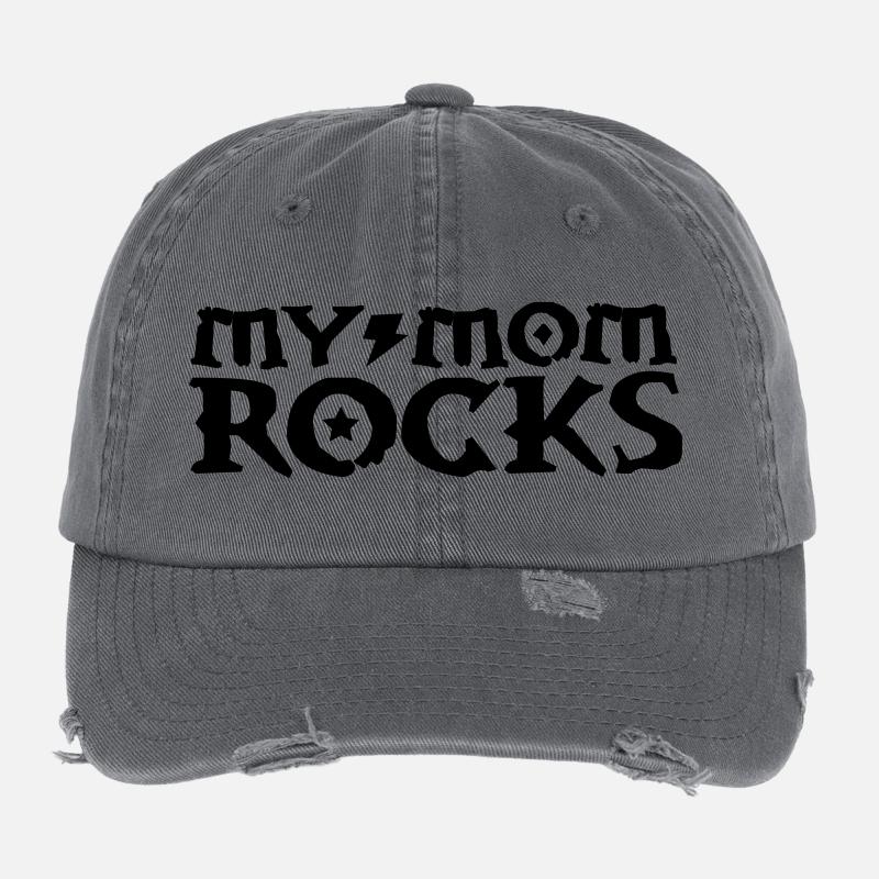 Mama Flexfit Vintage Destroyed Cap