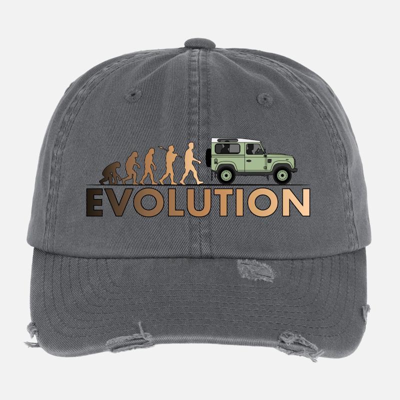 Defender 90 Evolution Flexfit Vintage Destroyed Cap