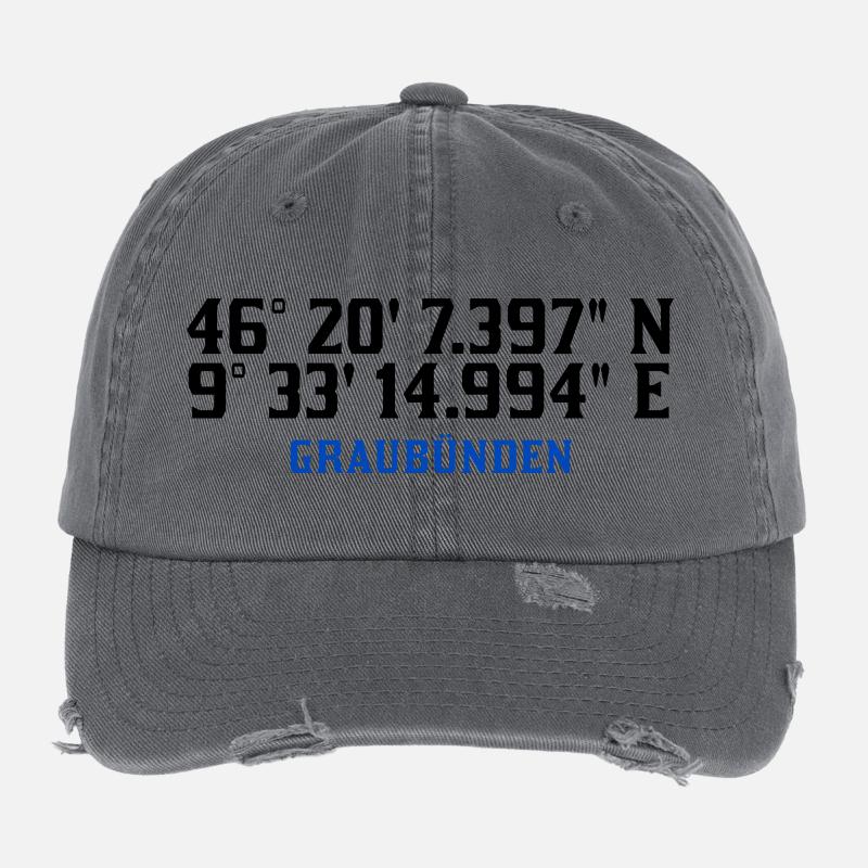 Grisons Casquette vintage effet usé Flexfit