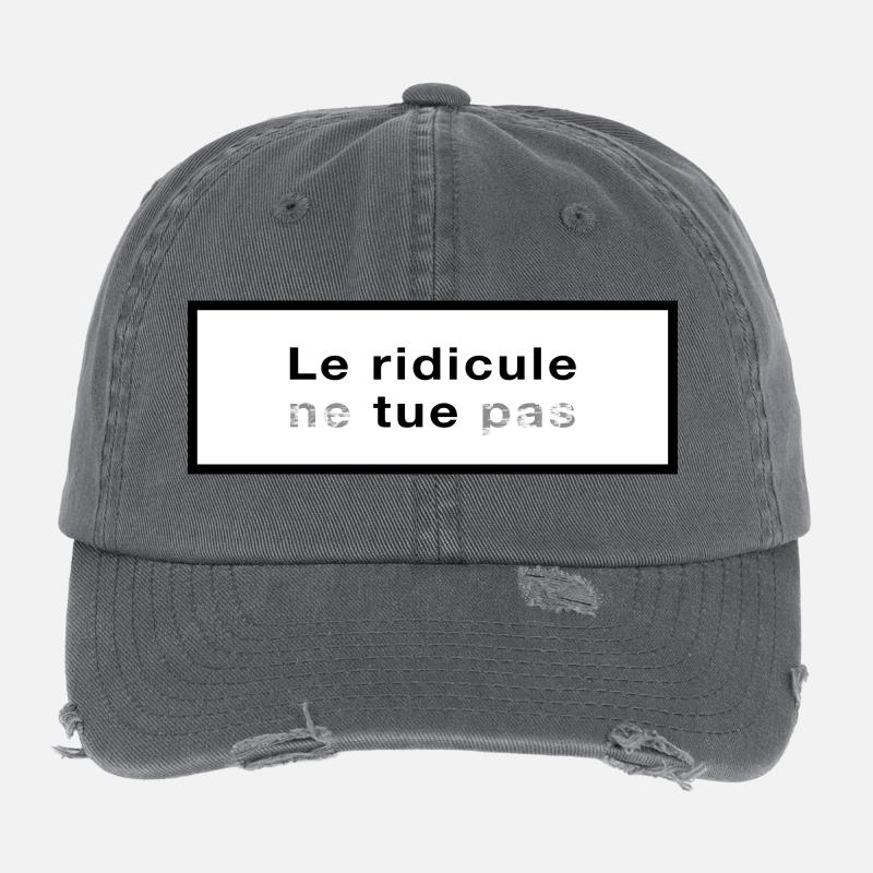 Le ridicule ne tue pas Casquette vintage effet usé Flexfit