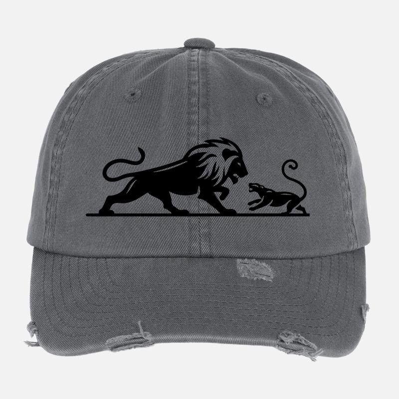 löwe 3 Flexfit Vintage Destroyed Cap