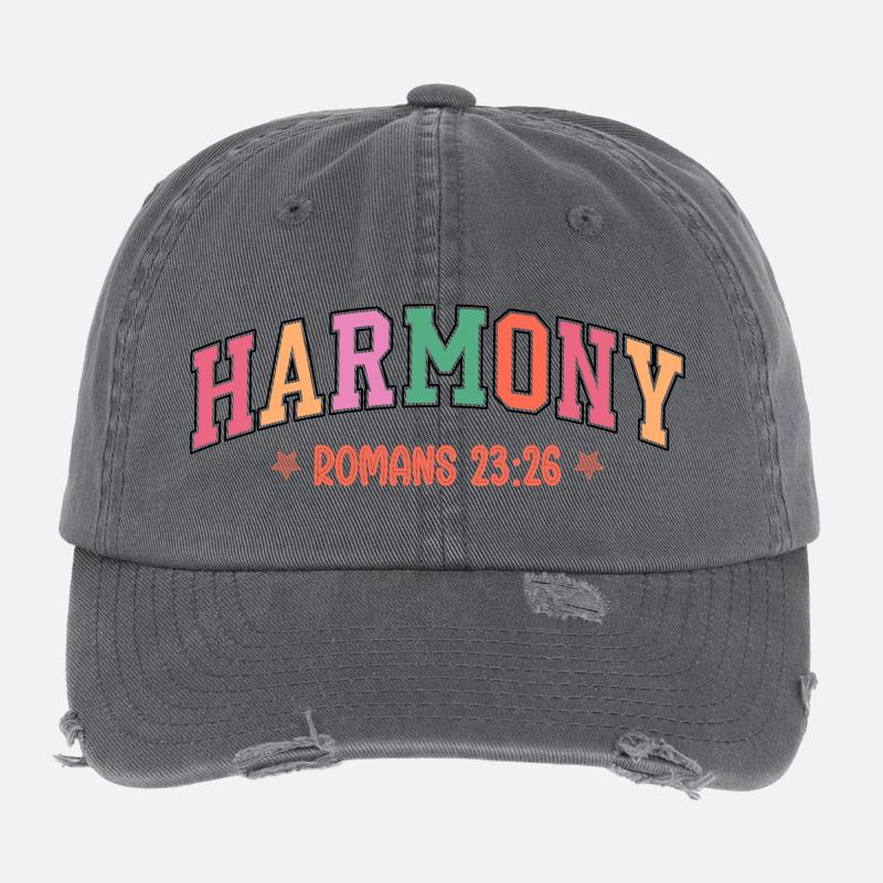 Harmonie in Farbe Rom 23:26 Flexfit Vintage Destroyed Cap