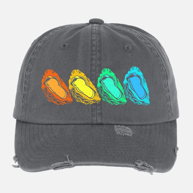 Austern Flexfit Vintage Destroyed Cap