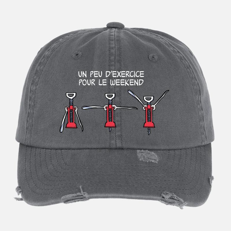 Exercice pour le weekend Casquette vintage effet usé Flexfit