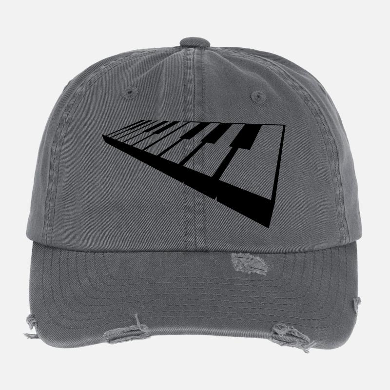 clavier Casquette vintage effet usé Flexfit