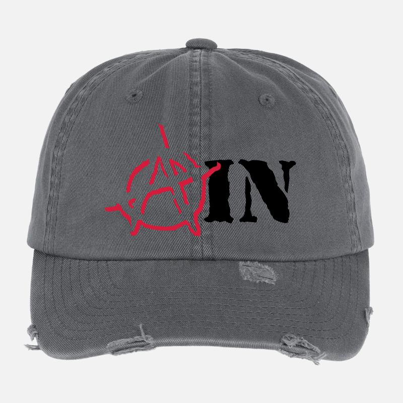 Anarchy Ain Flexfit Vintage Destroyed Cap
