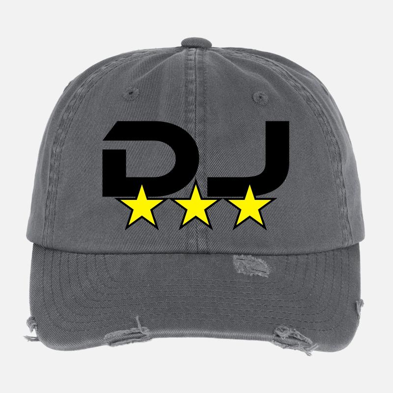DJ ! Flexfit Vintage Destroyed Cap