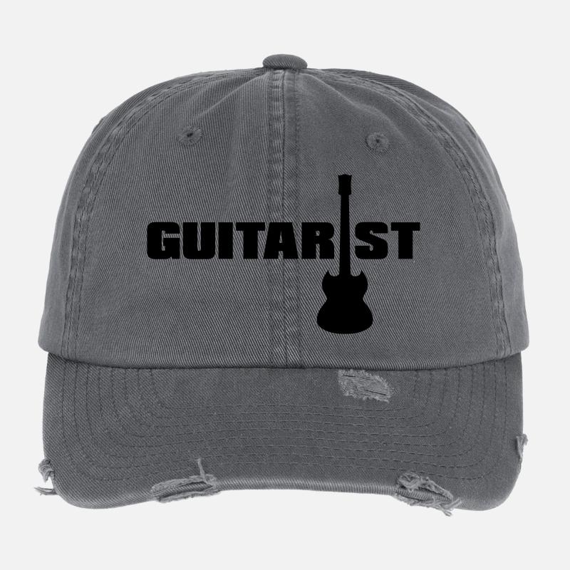 Guitarrist Flexfit Vintage Destroyed Cap