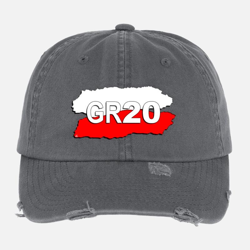 LOGO GR 20 Casquette vintage effet usé Flexfit