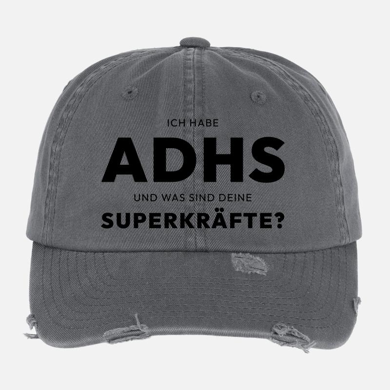 ADHS Flexfit Vintage Destroyed Cap