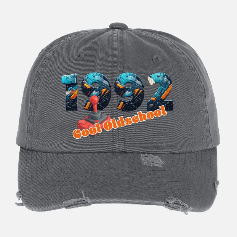 1992 – Retro Digital Transition Flexfit Vintage Destroyed Cap