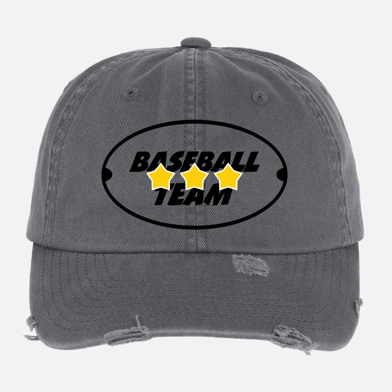 Baseball Team - Sport Flexfit Vintage Destroyed Cap