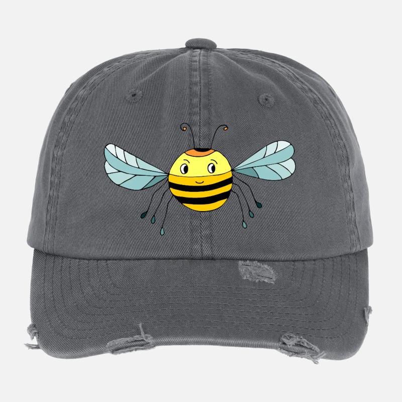 insecte Casquette vintage effet usé Flexfit