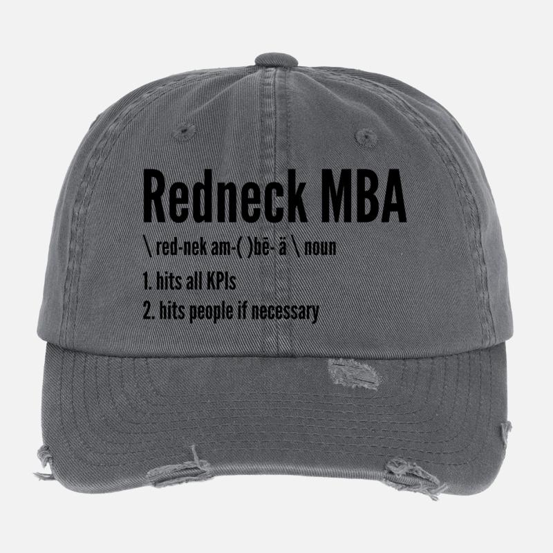 Redneck MBA Flexfit Vintage Destroyed Cap
