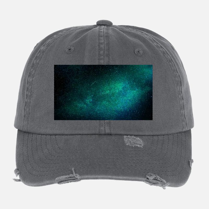 Sternenhimmel Türkis Flexfit Vintage Destroyed Cap