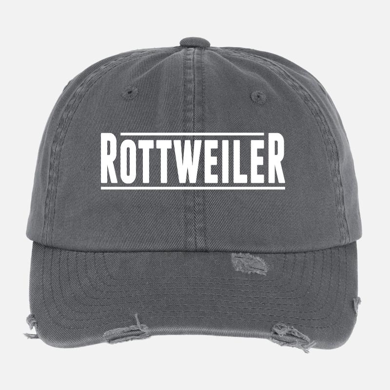 Rottweiler Flexfit Vintage Destroyed Cap