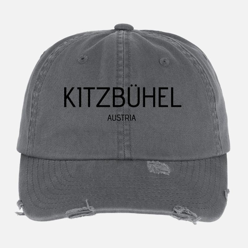 Kitzbuehel Casquette vintage effet usé Flexfit
