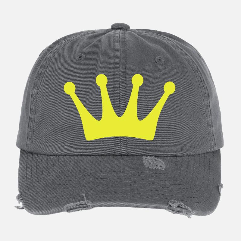 Crown 4 Flexfit Vintage Destroyed Cap