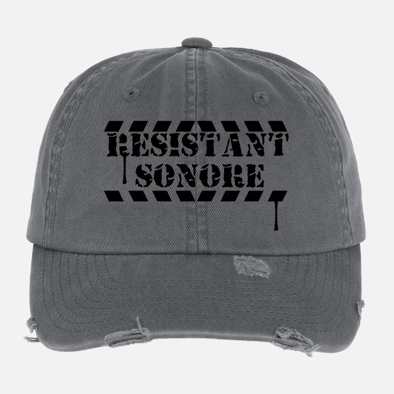 sound resistant Flexfit Vintage Destroyed Cap