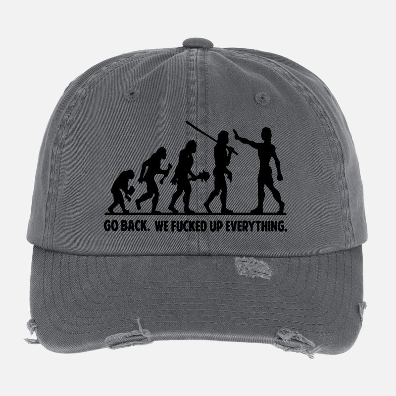 goback Flexfit Vintage Destroyed Cap