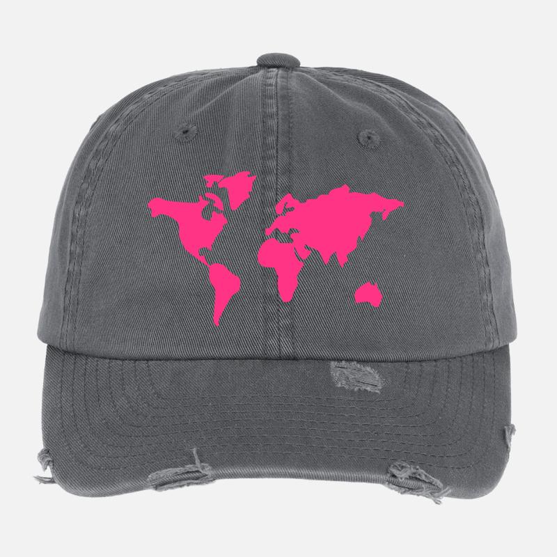 world of Flexfit Vintage Destroyed Cap