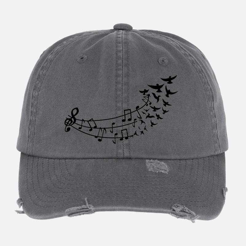 fliegende_noten Flexfit Vintage Destroyed Cap