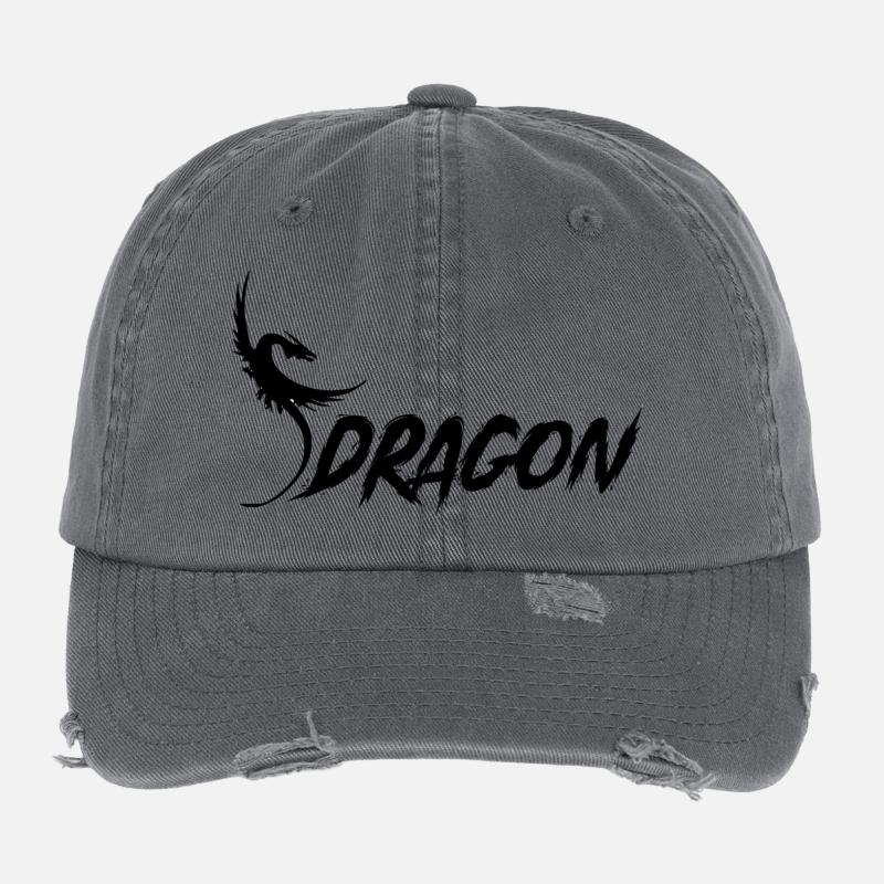 Dragon - Drache Flexfit Vintage Destroyed Cap