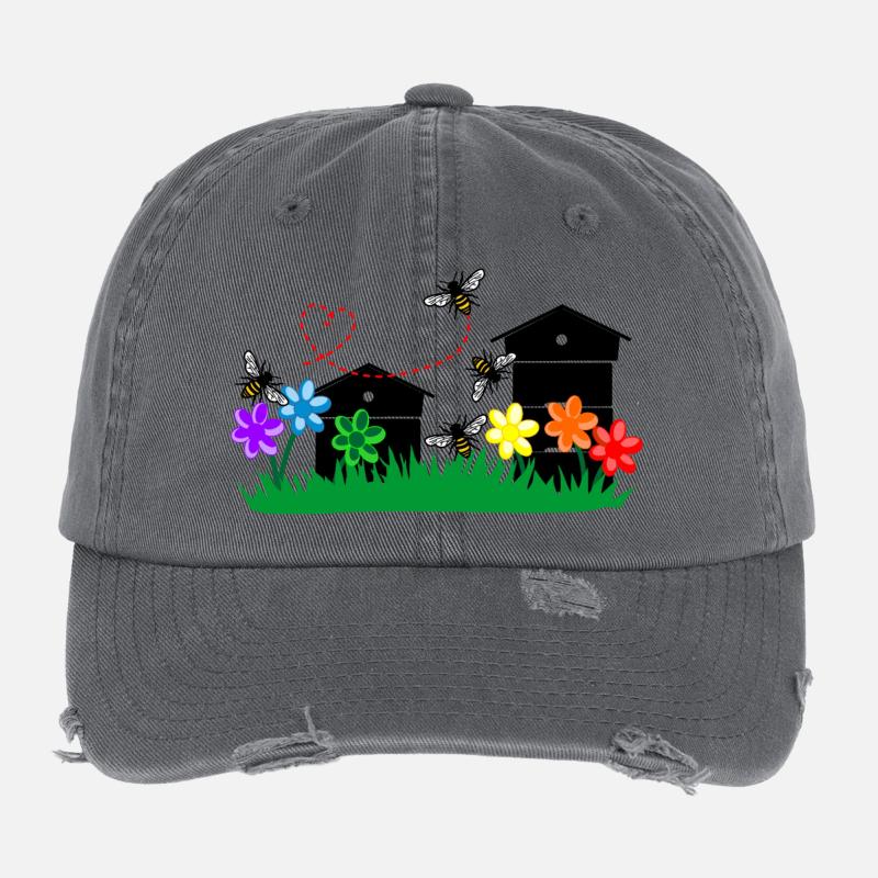 Honiggewächshäuser Flexfit Vintage Destroyed Cap